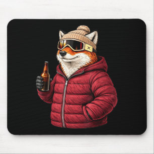 Dier motieven vos feest après ski shirt skien Anim Muismat
