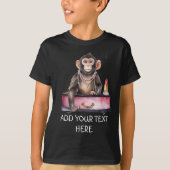 dier op kleedtafel t-shirt (Voorkant)