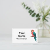 Dier, Papegaai, Vogel Afbeelding Visitekaartje (Staand voorkant)