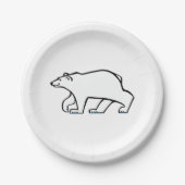 Dier - POLAIR BEER - Arctische wilde dieren - Part Papieren Bordje (Voorkant)