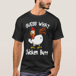 Dier Raad Wat Kip Kont Schattige Kippen Buffs T-shirt