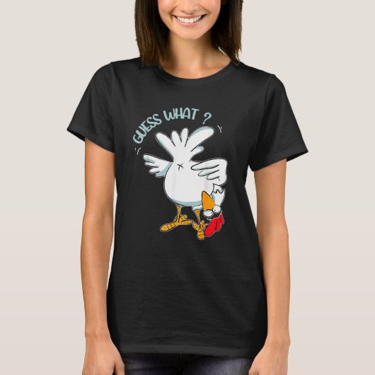 Dier Raad Wat Kippenkont Kip T-shirt (Voorkant)