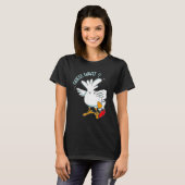 Dier Raad Wat Kippenkont Kip T-shirt (Voorkant volledig)