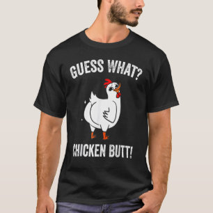 Dier Raad Wat Kippenkont Schattige Kippen Buffs T-shirt