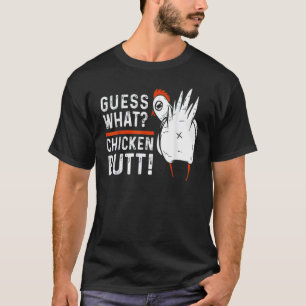 Dier Raad Wat Kippenkont Schattige Kippen Buffs T-shirt