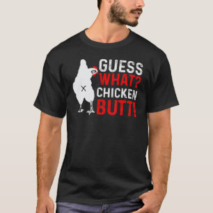 Dier Raad Wat Kippenkont Schattige Kippen Buffs T-shirt
