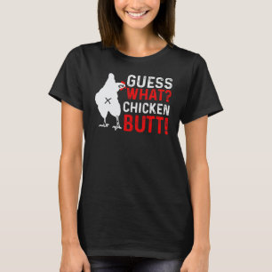 Dier Raad Wat Kippenkont Schattige Kippen Buffs T-shirt