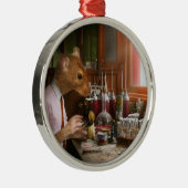 Dier - Rat - De Laboratoriumrat Metalen Ornament (Rechts)