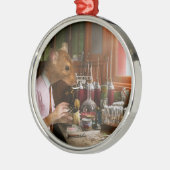 Dier - Rat - De Laboratoriumrat Metalen Ornament (Links)