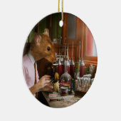 Dier - Rat - De Laborrat Keramisch Ornament (Rechts)