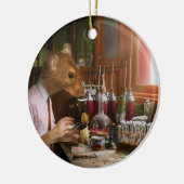 Dier - Rat - De Laborrat Keramisch Ornament (Links)