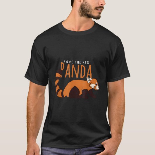 Dier Save The Red Panda Awareness T-shirt (Voorkant)