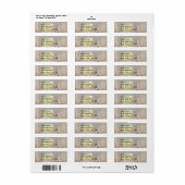 Dier - Schaap - Schapen tellen Etiket (Full Sheet)