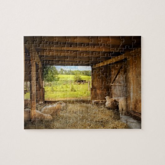 Dier - Schaap - Schapen tellen Legpuzzel (Horizontaal)