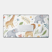 Dier schattig kleurrijk bureaumat (Keyboard & Muis)