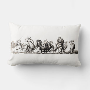 Dier Schattig Kunst Eenhoorn Olifant Leeuw Dierenp Kussen