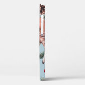 dier schets patroon met herten dennenappels en twi Case-Mate iPhone case (Achterkant / Links)