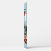 dier schets patroon met herten dennenappels en twi Case-Mate iPhone case (Achterkant / Rechts)
