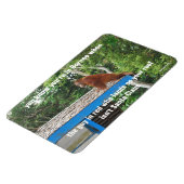 Dier Sinterklaas Borneo Kerstmis Jokes Premium Magneet (Linkerzijde)