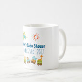 Dier Speelgoed Train en Vliegtuig Baby shower Koffiemok (Voorkant rechts)