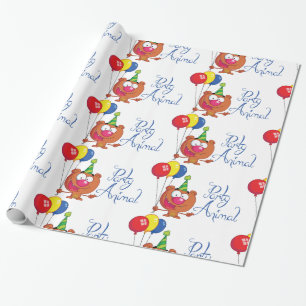 Dier van de geboorte cadeaupapier