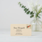 Dier van de Wasbeer van de Waterverf van de pret Visitekaartje (Staand voorkant)