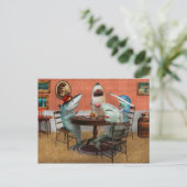 Dier - Vis - Kaarthaaien Briefkaart (Staand voorkant)