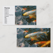 Dier - Vissen - Bestemd geluk Visitekaartje (Voorkant / Achterkant)