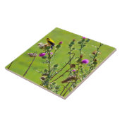 Dier - Vogel - Distel me een lied Tegeltje (Zijkant)