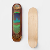 Dier - Vogel - Peacock Veer Persoonlijk Skateboard (Voorkant)