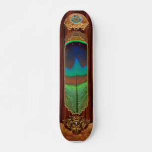 Dier - Vogel - Peacock Veer Persoonlijk Skateboard