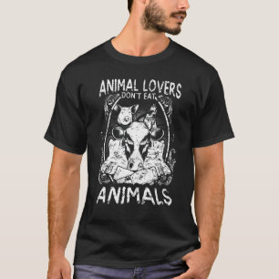 Dier voor veganisten of vegetariërs Vleesvrij T-shirt