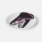 Dier - Wildlife - Cool Black BAT- Party Papieren Bordje (Gekanteld)