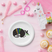 Dier - Wildlife - Cool hand getrokken ARMADILLO - Papieren Bordje (Feest)