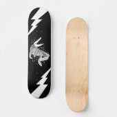 Dier Witte Silhouet - Krokodil Persoonlijk Skateboard (Voorkant)