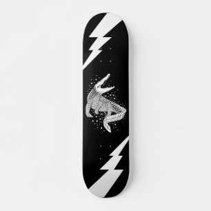 Dier Witte Silhouet - Krokodil Persoonlijk Skateboard