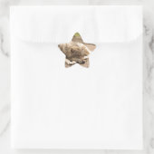 Dier Wolf Vrede Liefde Wild Land Natuur Ster Sticker (Tas)