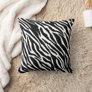Dier zebra streep naadloos patroon ontwerp kussen