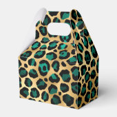 Dierafdrukken, leopard Print Cadeaupatroon, luipaa Bedankdoosjes (Achterkant)