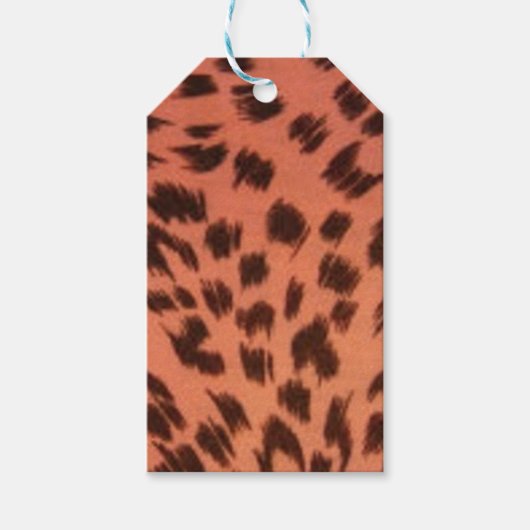 DIERAFDRUKKEN PINKEN CADEAULABEL (Voorkant)