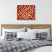 DIERAFDRUKKEN PINKEN CANVAS AFDRUK (Insitu (Slaapkamer))