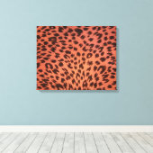 DIERAFDRUKKEN PINKEN CANVAS AFDRUK (Insitu (Houten vloer))