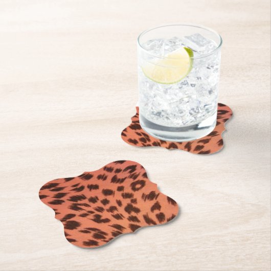 DIERAFDRUKKEN PINKEN KARTONNEN ONDERZETTERS (Insitu)