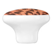 DIERAFDRUKKEN PINKEN KERAMISCHE KNOP (Zijkant)