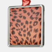 DIERAFDRUKKEN PINKEN METALEN ORNAMENT (Links)