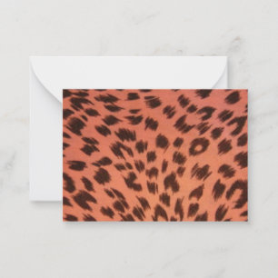 DIERAFDRUKKEN PINKEN NOTITIEKAARTJE