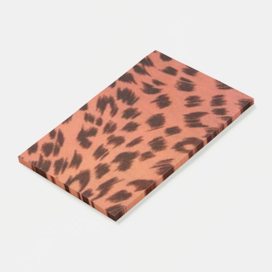 DIERAFDRUKKEN PINKEN POST-IT® NOTES (Schuin)