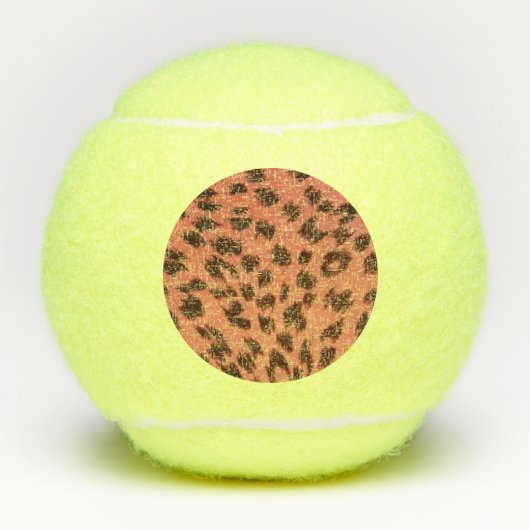 DIERAFDRUKKEN PINKEN TENNISBALLEN (Voorkant)