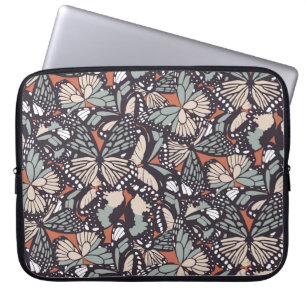 Dierafdrukken van Monarch-vlinder Laptop Sleeve