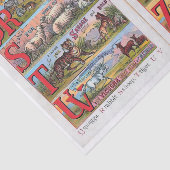 dieralfabet, geïllustreerd boekweefsel Pa Tissuepapier (Detail)